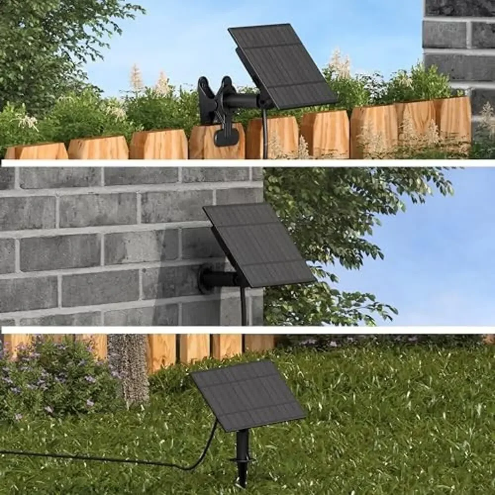 Artika Blaze 20 LED Bulb Outdoor Solar String Lights Matte Black, New open box